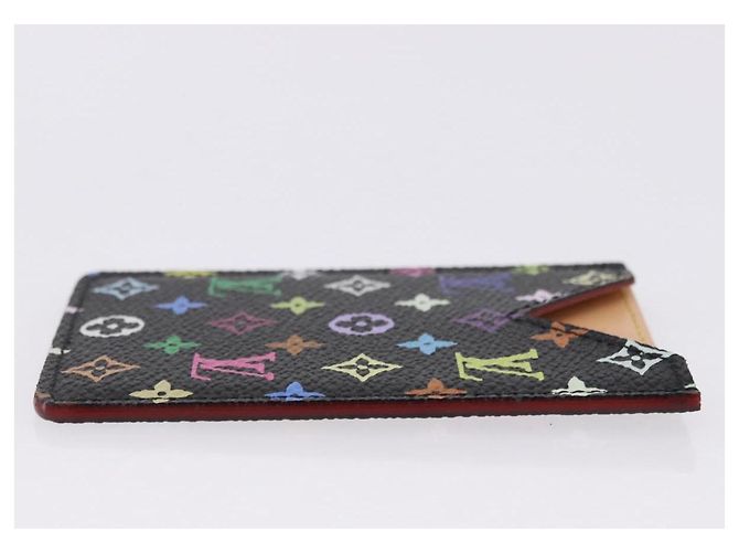 LOUIS VUITTON Monogram Multicolor Etui Hand Mirror Black M92651 LV Auth 192940V Schwarz - Ansicht 4