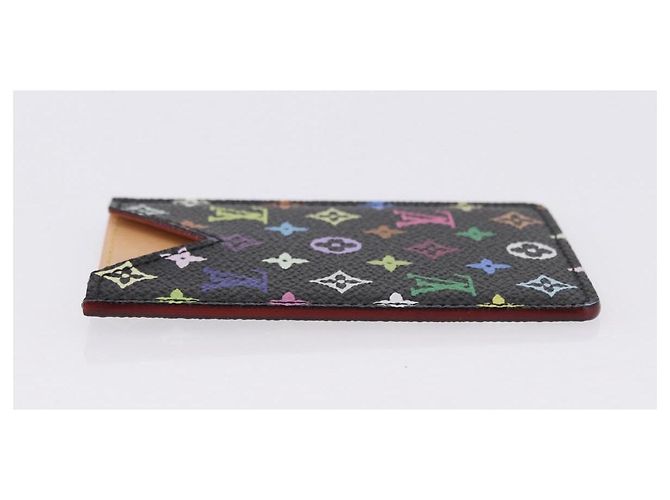 LOUIS VUITTON Monogram Multicolor Etui Hand Mirror Black M92651 LV Auth 192940V Schwarz - Ansicht 5