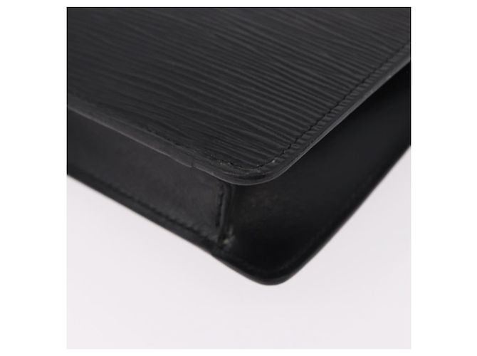 LOUIS VUITTON Epi Montaigne 23 Clutch Bag Nero M52662 LV Auth 190815 - vista 11