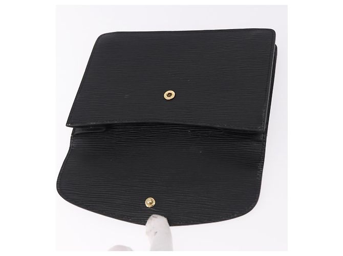 LOUIS VUITTON Epi Montaigne 23 Clutch Bag Nero M52662 LV Auth 190815 - vista 13
