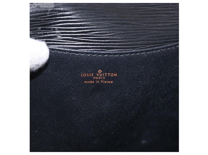 LOUIS VUITTON Epi Montaigne 23 Clutch Bag Nero M52662 LV Auth 190815 - vista 14