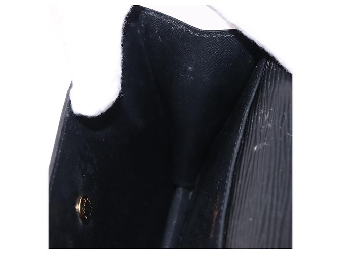 LOUIS VUITTON Epi Montaigne 23 Clutch Bag Nero M52662 LV Auth 190815 - vista 17