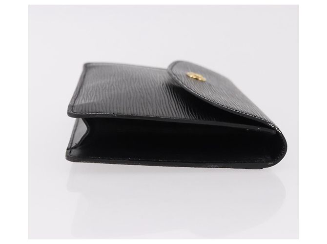 LOUIS VUITTON Epi Montaigne 23 Clutch Bag Nero M52662 LV Auth 190815 - vista 4