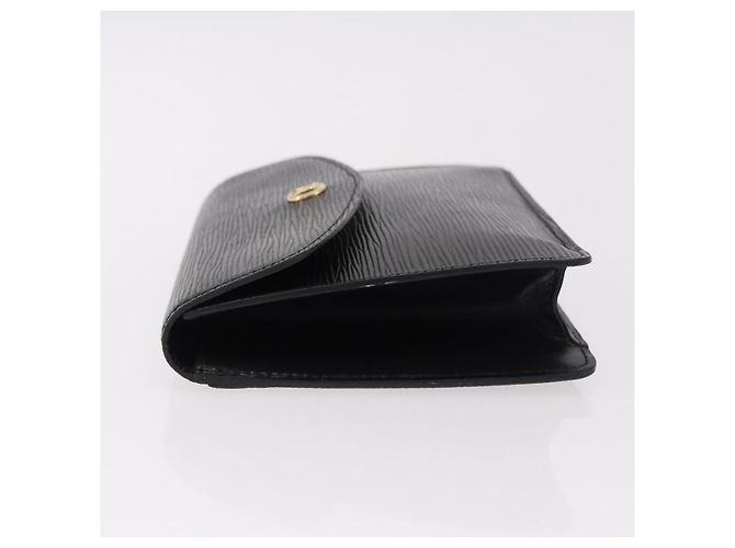 LOUIS VUITTON Epi Montaigne 23 Clutch Bag Nero M52662 LV Auth 190815 - vista 5
