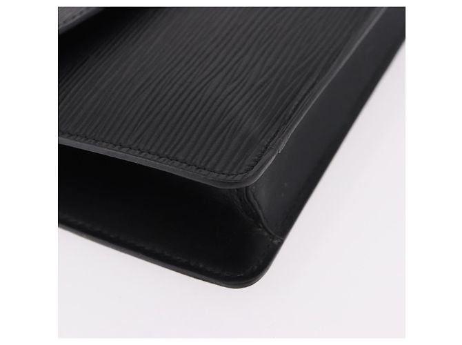 LOUIS VUITTON Epi Montaigne 23 Clutch Bag Nero M52662 LV Auth 190815 - vista 8