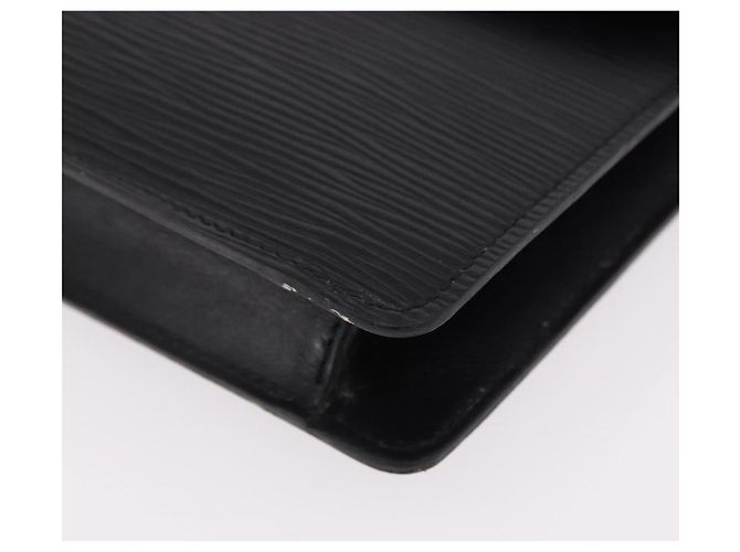 LOUIS VUITTON Epi Montaigne 23 Clutch Bag Nero M52662 LV Auth 190815 - vista 9