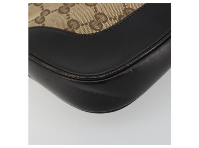 Borsa GUCCI GG Canvas Jackie Webb Sherry Line Beige Silver 001 3306 Auth 192743V Argento - vista 11