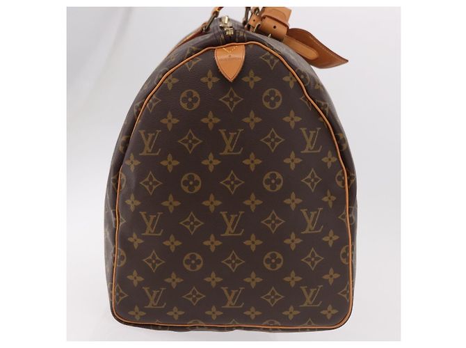 LOUIS VUITTON Borsa Boston Monogram Keepall 55 M41424 LV Auth 190413V Monogramma - vista 5