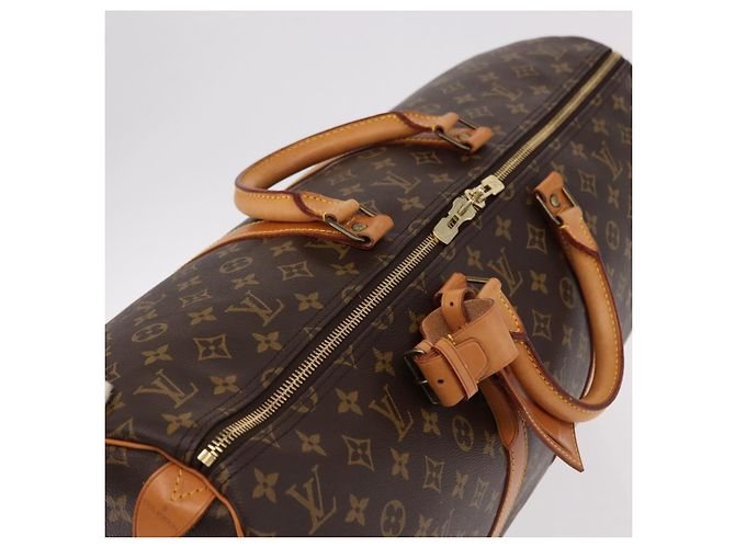 LOUIS VUITTON Borsa Boston Monogram Keepall 55 M41424 LV Auth 190413V Monogramma - vista 6