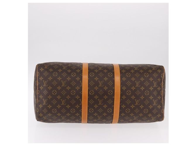LOUIS VUITTON Borsa Boston Monogram Keepall 55 M41424 LV Auth 190413V Monogramma - vista 9