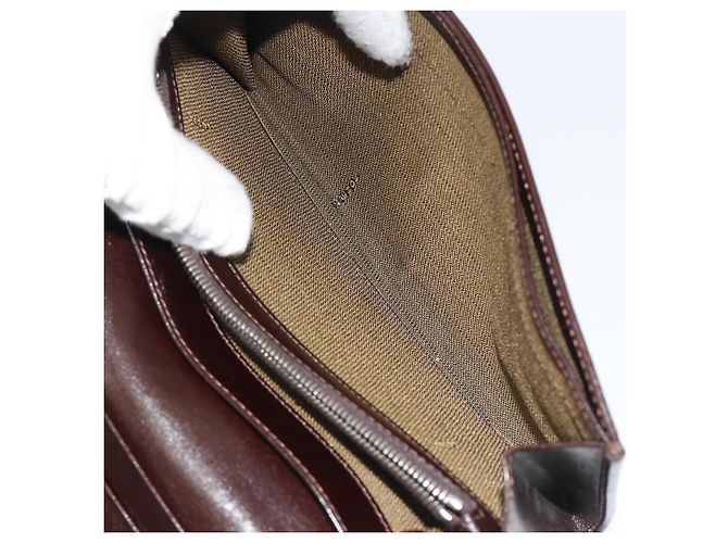 FENDI Zucca Canvas Long Wallet Black Brown Auth 192212V - view 22