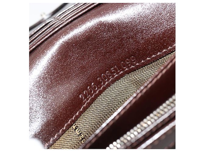 FENDI Zucca Canvas Long Wallet Black Brown Auth 192212V - view 24