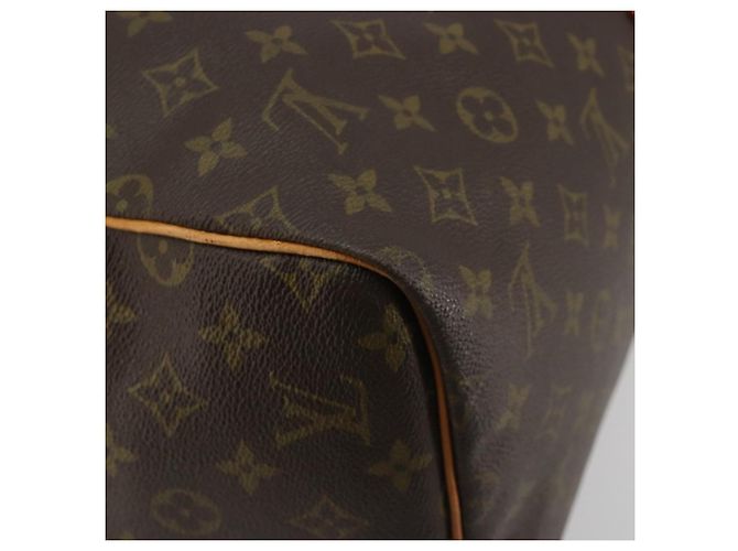 LOUIS VUITTON Monogram Sac Souple 55 Boston Bag M41622 LV Auth 189708A Monogramma - vista 13