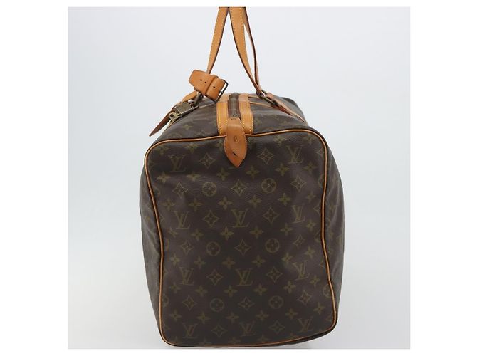 LOUIS VUITTON Monogram Sac Souple 55 Boston Bag M41622 LV Auth 189708A Monogramma - vista 4