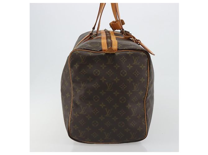 LOUIS VUITTON Monogram Sac Souple 55 Boston Bag M41622 LV Auth 189708A Monogramma - vista 5
