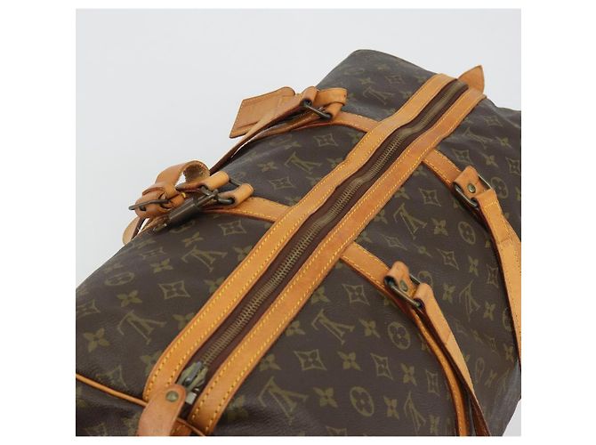 LOUIS VUITTON Monogram Sac Souple 55 Boston Bag M41622 LV Auth 189708A Monogramma - vista 6