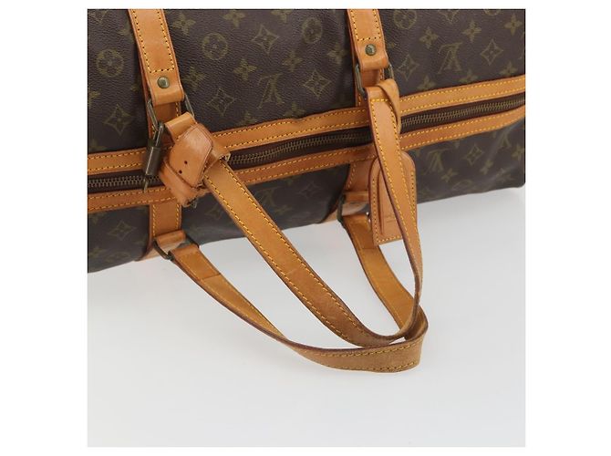 LOUIS VUITTON Monogram Sac Souple 55 Boston Bag M41622 LV Auth 189708A Monogramma - vista 7