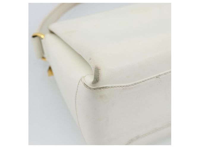 Borsa GUCCI in Pelle Bianco Oro 000 406 0025 Auth ar14074 D'oro - vista 11