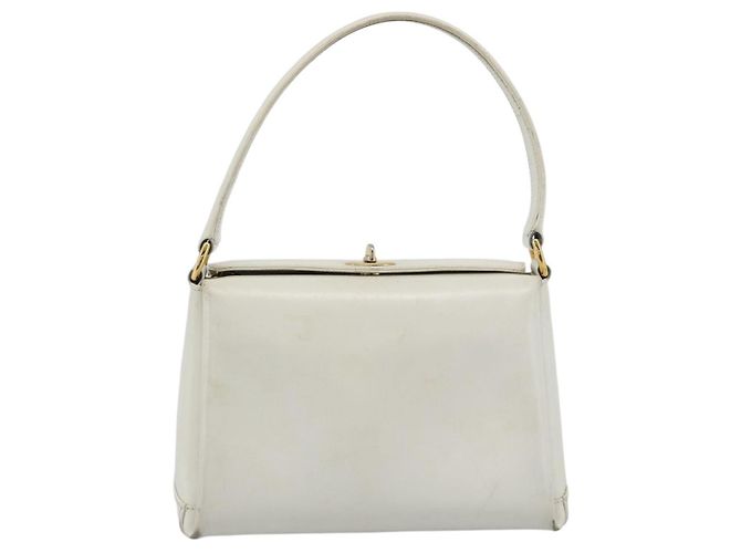 Borsa GUCCI in Pelle Bianco Oro 000 406 0025 Auth ar14074 D'oro - vista 2