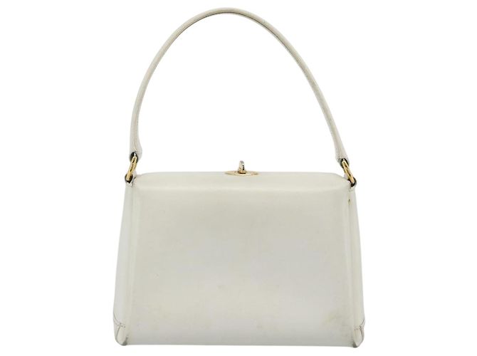 Borsa GUCCI in Pelle Bianco Oro 000 406 0025 Auth ar14074 D'oro - vista 3