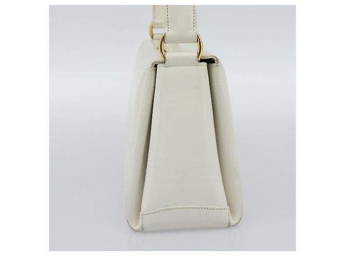 Borsa GUCCI in Pelle Bianco Oro 000 406 0025 Auth ar14074 D'oro - vista 5