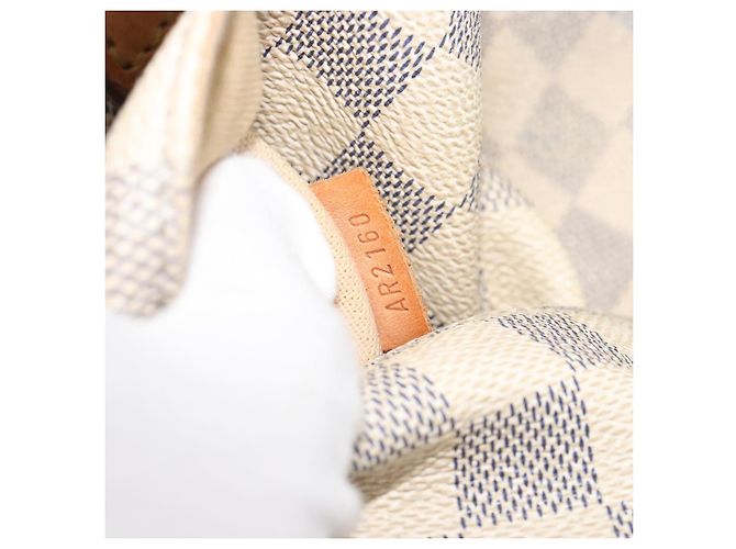 LOUIS VUITTON Borsa Tote Damier Azur Totally MM N51262 LV Auth mr2758 - vista 23