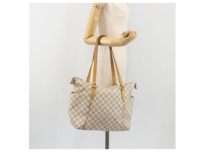 LOUIS VUITTON Borsa Tote Damier Azur Totally MM N51262 LV Auth mr2758 - vista 24