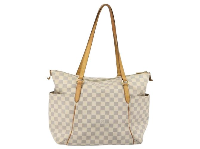 LOUIS VUITTON Borsa Tote Damier Azur Totally MM N51262 LV Auth mr2758 - vista 3