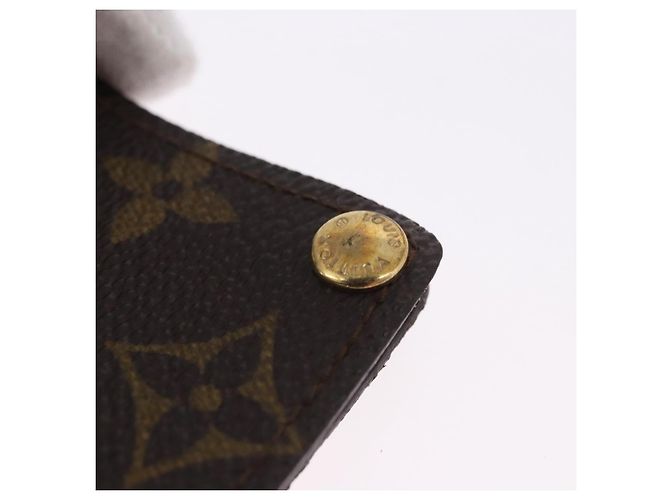 LOUIS VUITTON Monogram Porto Cartes Crdit Pression Card Case M60937 Auth BA14432 Monograma - vista 12