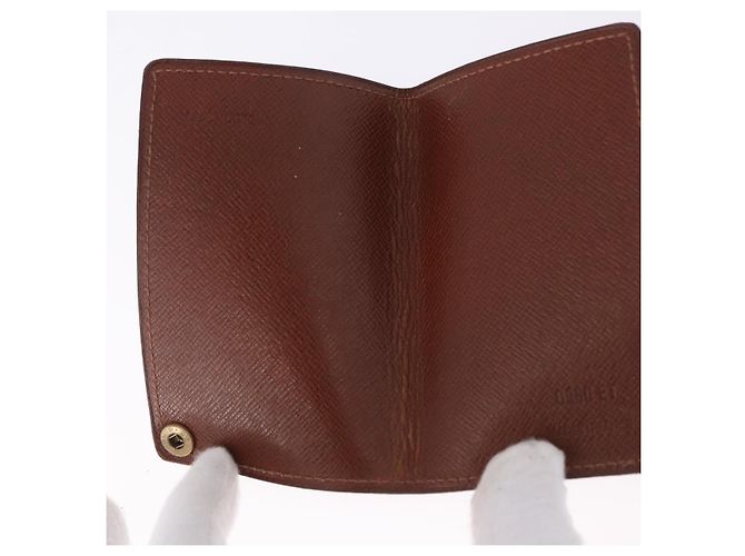 LOUIS VUITTON Monogram Porto Cartes Crdit Pression Card Case M60937 Auth BA14432 Monograma - vista 15