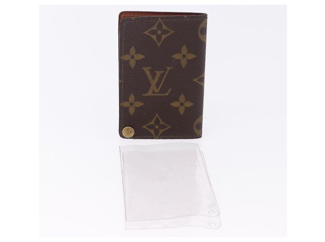 LOUIS VUITTON Monogram Porto Cartes Crdit Pression Card Case M60937 Auth BA14432 Monograma - vista 19