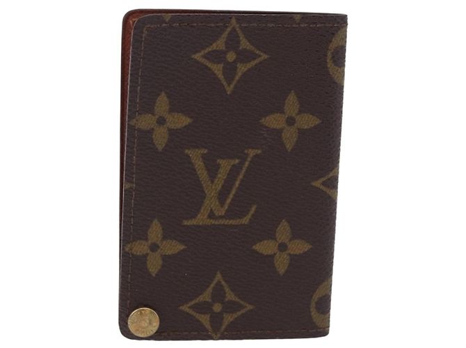 LOUIS VUITTON Monogram Porto Cartes Crdit Pression Card Case M60937 Auth BA14432 Monograma - vista 2