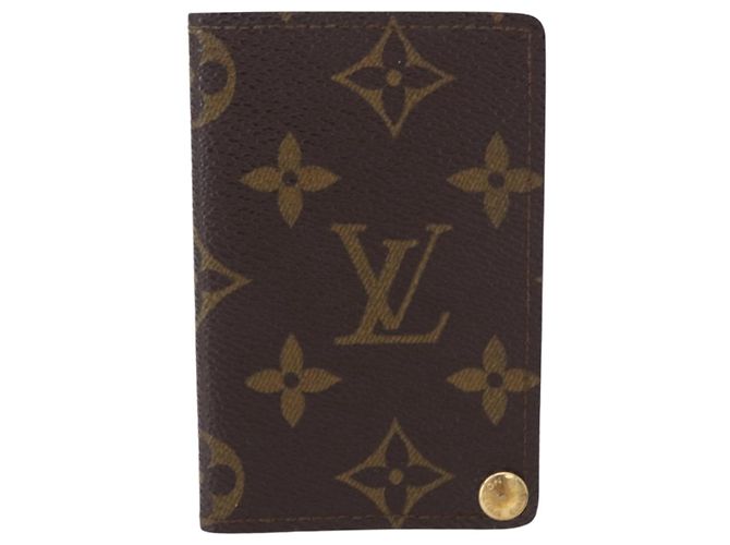 LOUIS VUITTON Monogram Porto Cartes Crdit Pression Card Case M60937 Auth BA14432 Monograma - vista 3