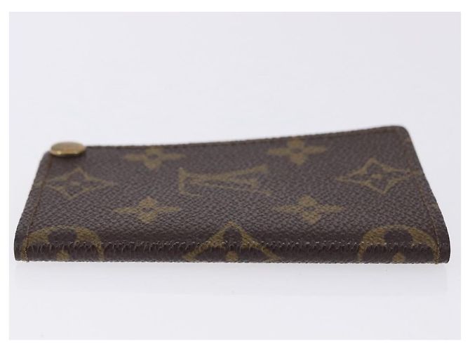 LOUIS VUITTON Monogram Porto Cartes Crdit Pression Card Case M60937 Auth BA14432 Monograma - vista 4