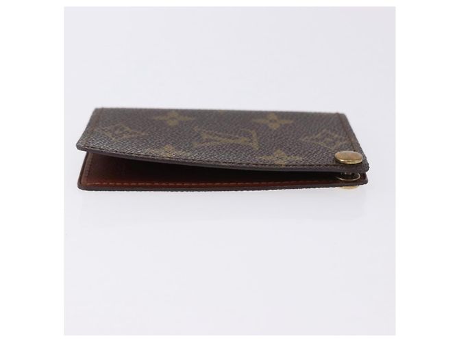 LOUIS VUITTON Monogram Porto Cartes Crdit Pression Card Case M60937 Auth BA14432 Monograma - vista 5