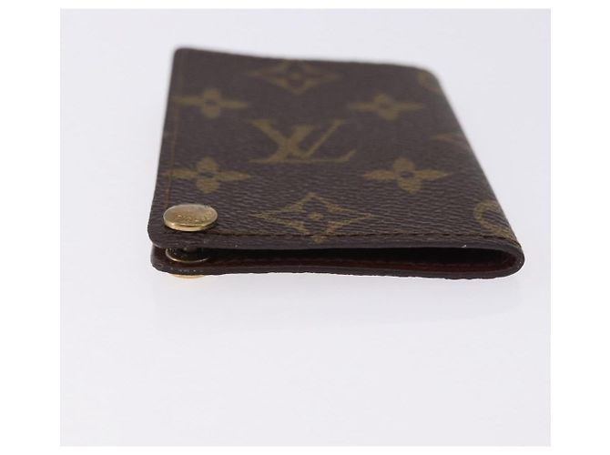 LOUIS VUITTON Monogram Porto Cartes Crdit Pression Card Case M60937 Auth BA14432 Monograma - vista 7