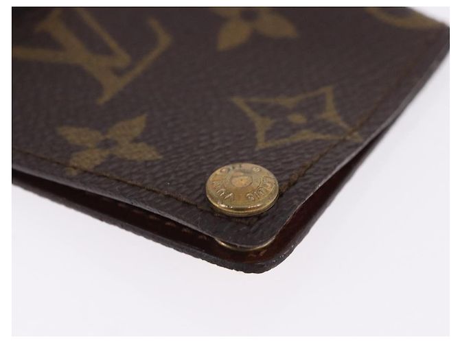 LOUIS VUITTON Monogram Porto Cartes Crdit Pression Card Case M60937 Auth BA14432 Monograma - vista 8
