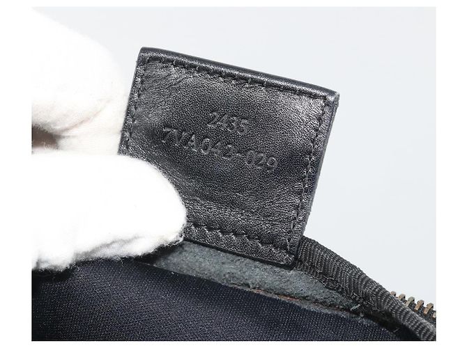Bolsa de Ombro FENDI Zucchino Canvas Marrom Auth gh2178 - vista 20