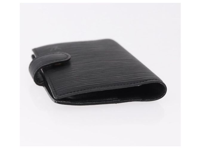 LOUIS VUITTON Epi Agenda Mini Day Planner Cover Black LV Auth 192021 Negro - vista 6
