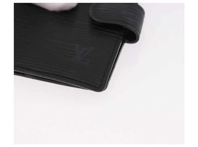 LOUIS VUITTON Epi Agenda Mini Day Planner Cover Black LV Auth 192021 Negro - vista 9