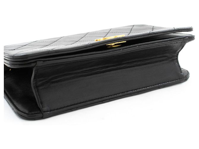 CHANEL Borsa a Spalla Small Full Flap con Catena Clutch Trapuntata Nera Nero - vista 4