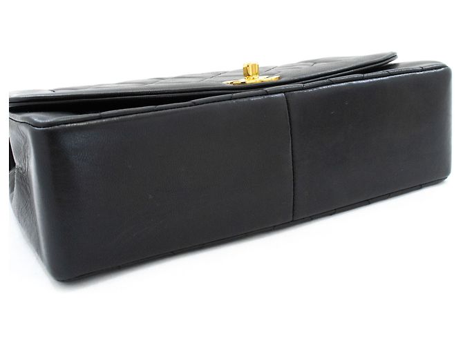 CHANEL Diana Flap Chain Shoulder Bag Black Quilted Lambskin Nero - vista 4
