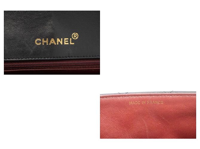CHANEL Diana Flap Chain Shoulder Bag Black Quilted Lambskin Nero - vista 8