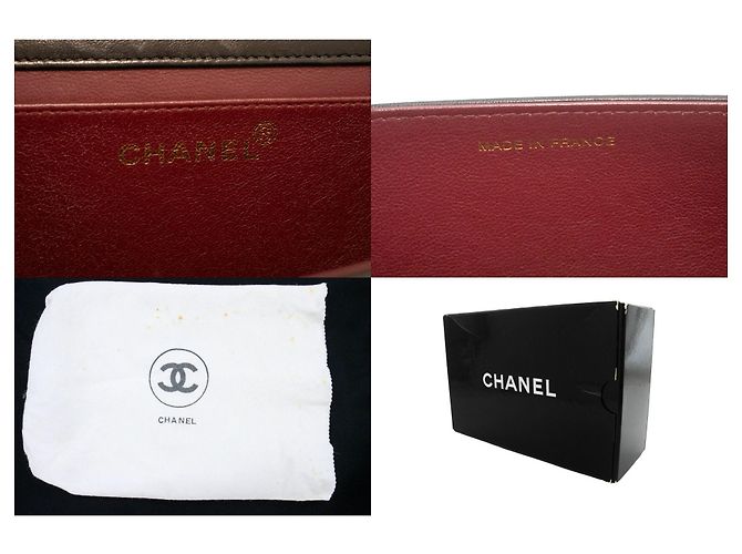 CHANEL Full Flap Small Chain Shoulder Bag Clutch Gesteppt Schwarz - Ansicht 8