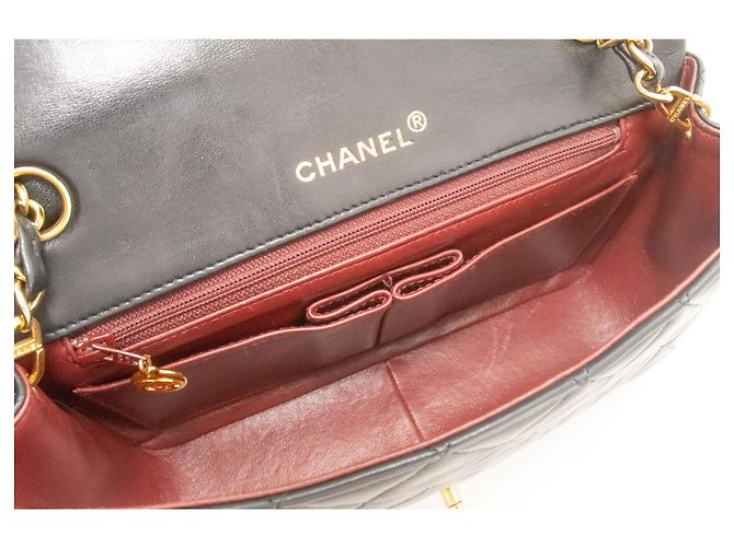 CHANEL Borsa a Spalla Crossbody Full Flap Chain Nera Trapuntata - vista 10