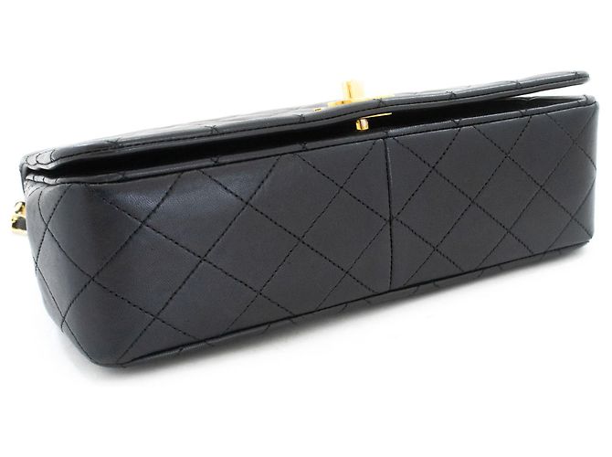CHANEL Borsa a Spalla Crossbody Full Flap Chain Nera Trapuntata - vista 4