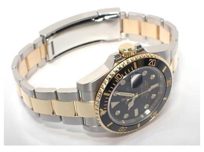 ROLEX Submariner date SS xYG combination black8P diamond 116613GLN '12 Uomo - vista 11