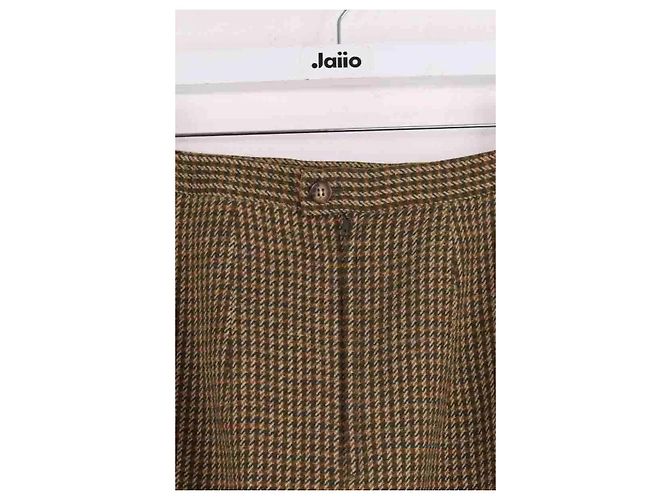 Falda Burberry de lana marrón Castaño - vista 2