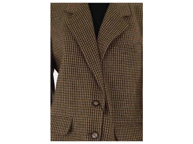 Blazer Burberry de lana marrón Castaño - vista 2