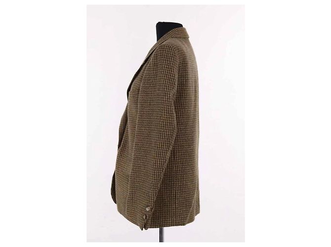Blazer Burberry de lana marrón Castaño - vista 3